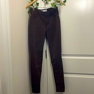 Old Navy Rockstar Super Skinny High Rise Peachskin Pants Size 2